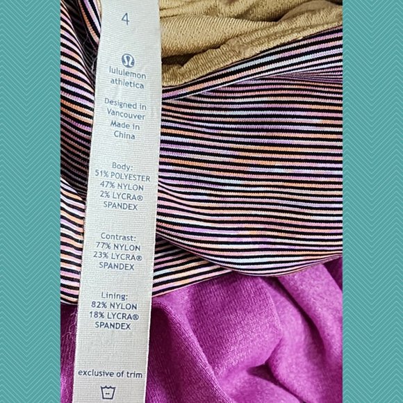 Lululemon Pink Wee Stripe Power Dance Tank - Picture 4 of 4